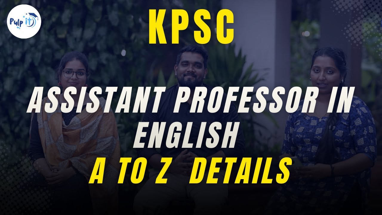 Assistant Professor in English &ndash; A to Z Details | Eligibility, Exam Pattern & Syllabus