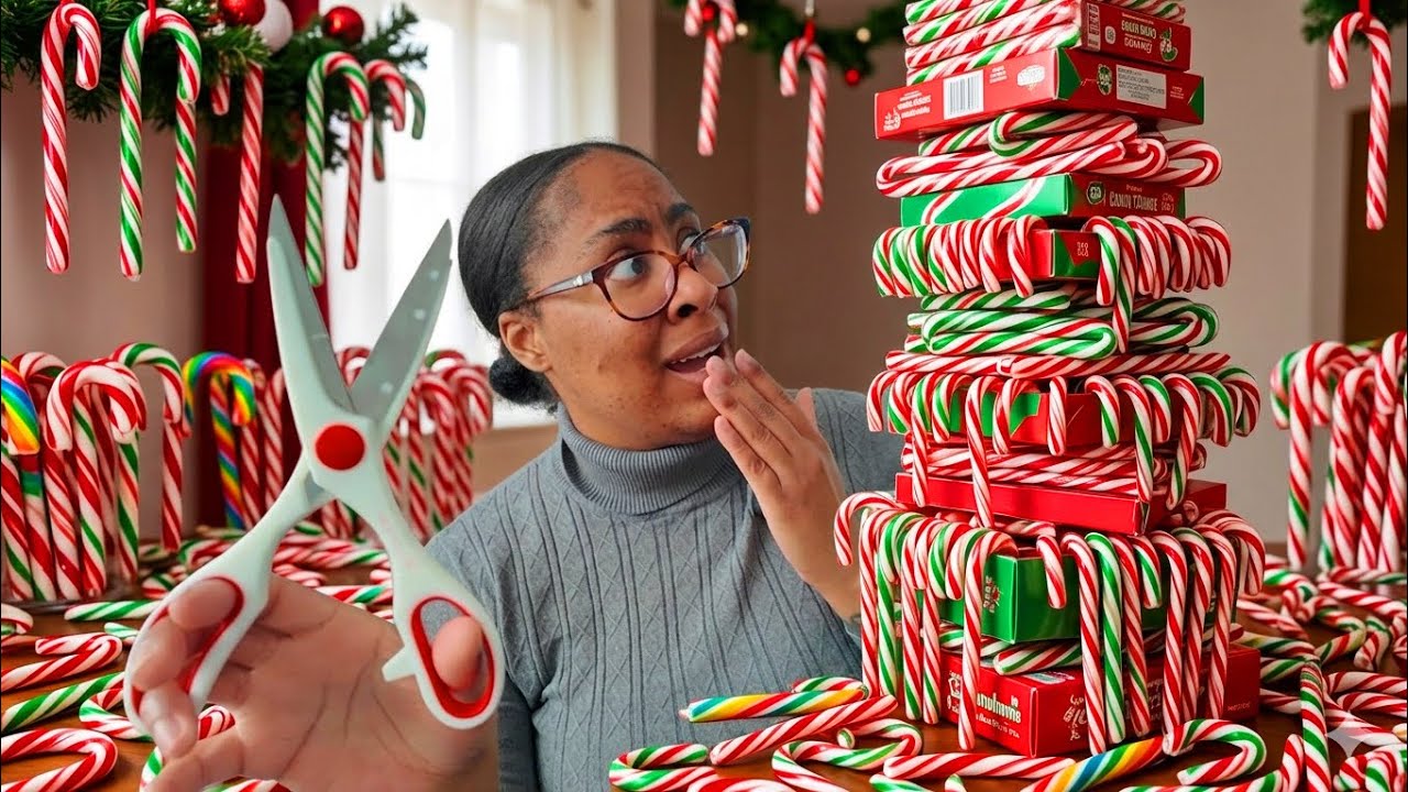 Unwrapping 100 Candy Canes... | VLOGMAS DAY 18