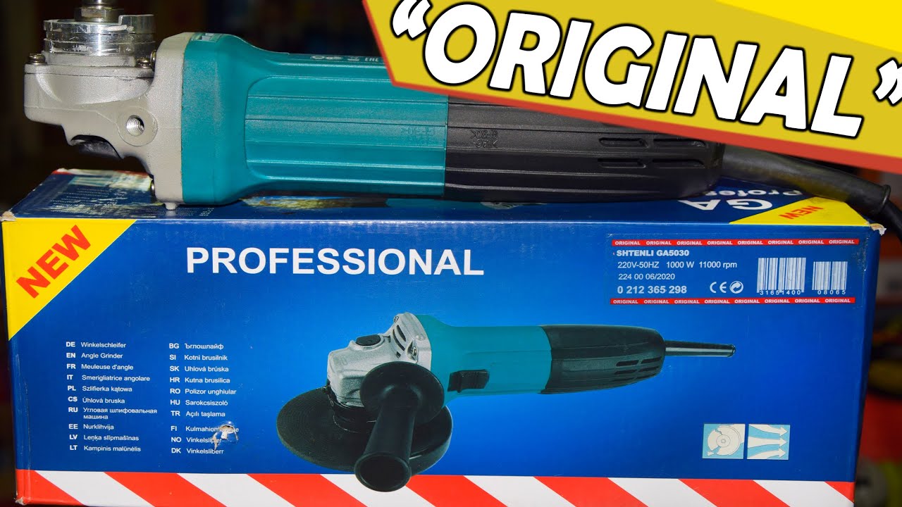 Подделка на МАКИТУ в упаковке от БОША!? Обзор сравнение оригинальной Makita Ga 5030 с копией