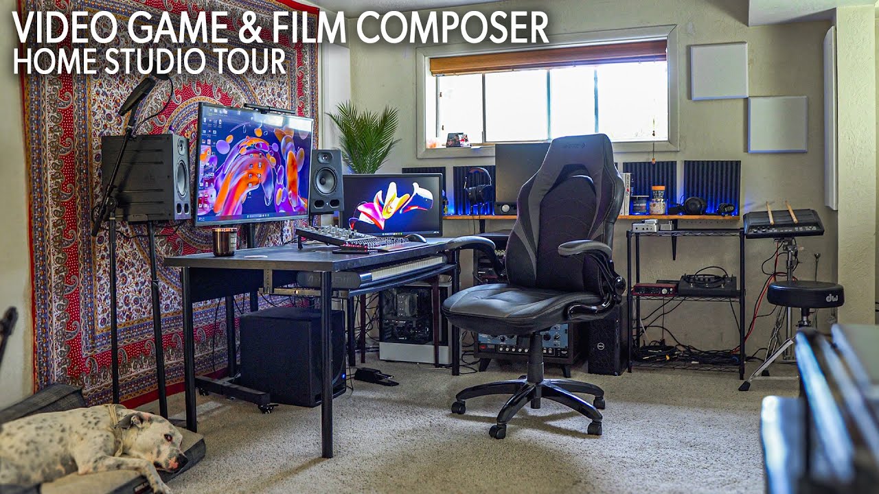Video Game & Film Composer - Studio Tour Video 2024