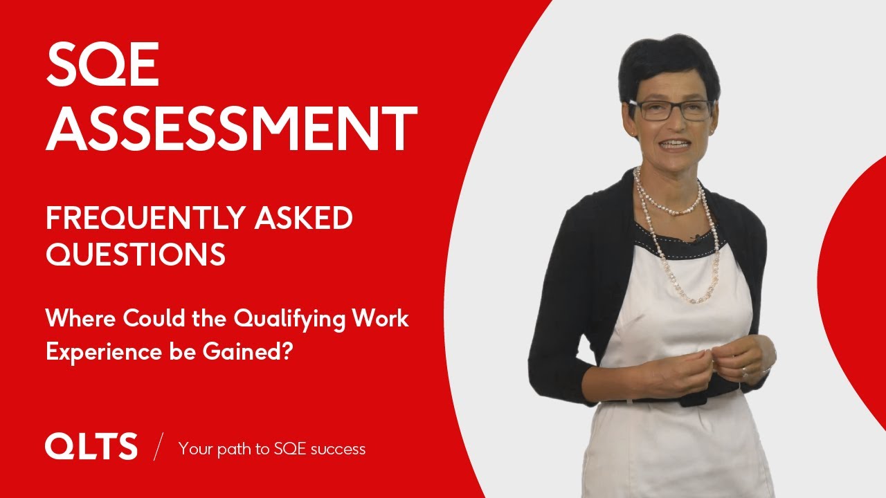 Where could the Qualifying Work Experience (QWE) be gained?