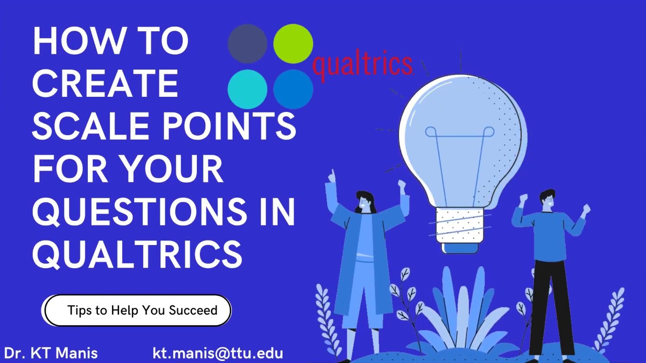 How to add scale points to questions in Qualtrics