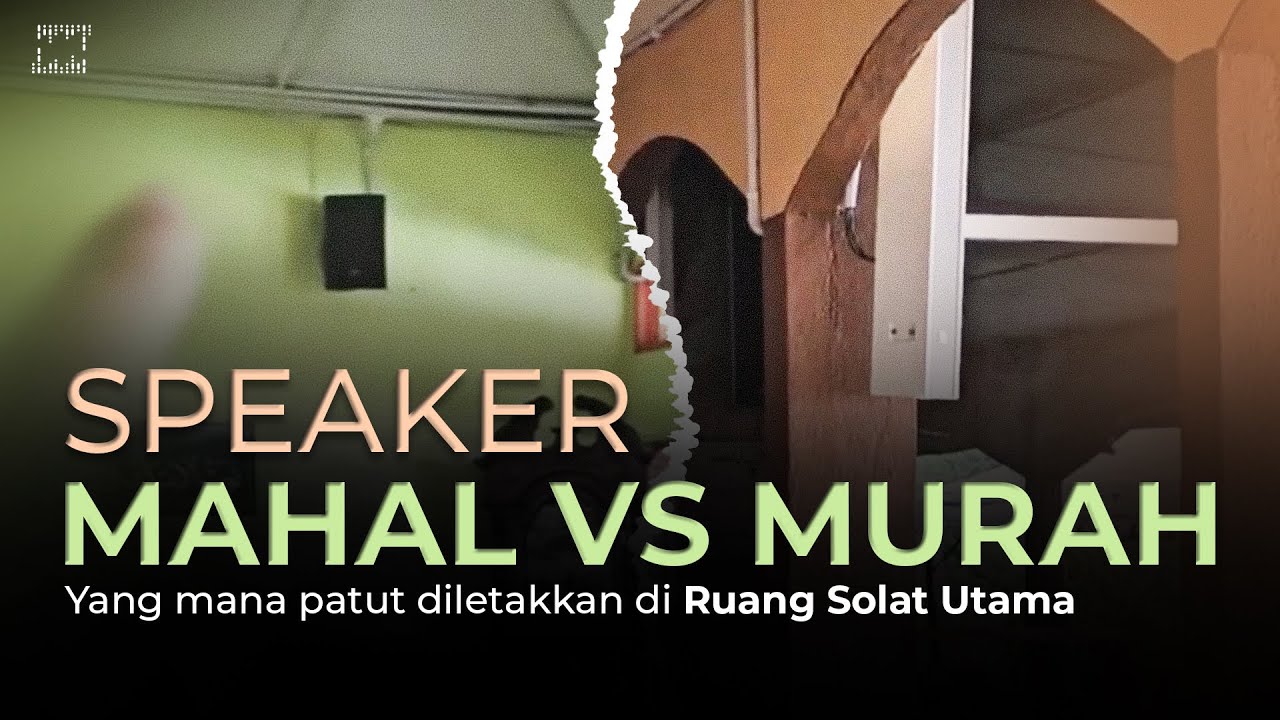 🔊Speaker Mahal VS Speaker Murah | 🤔mana patut diletakkan di 