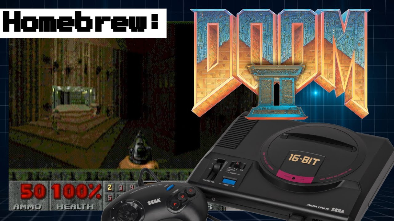 Doom II for the Sega Mega Drive/Genesis (MegaDoom v0.0.2)