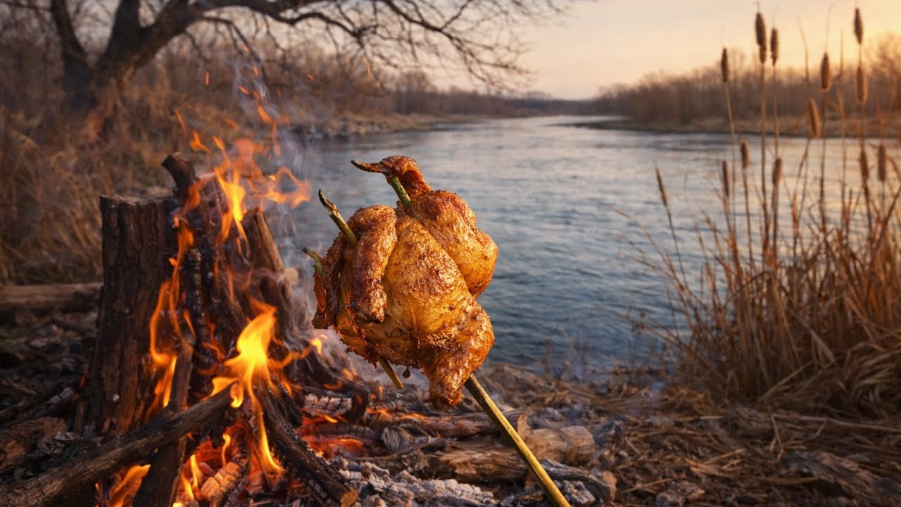 How to Roast the Perfect Chicken Over an Open Fire