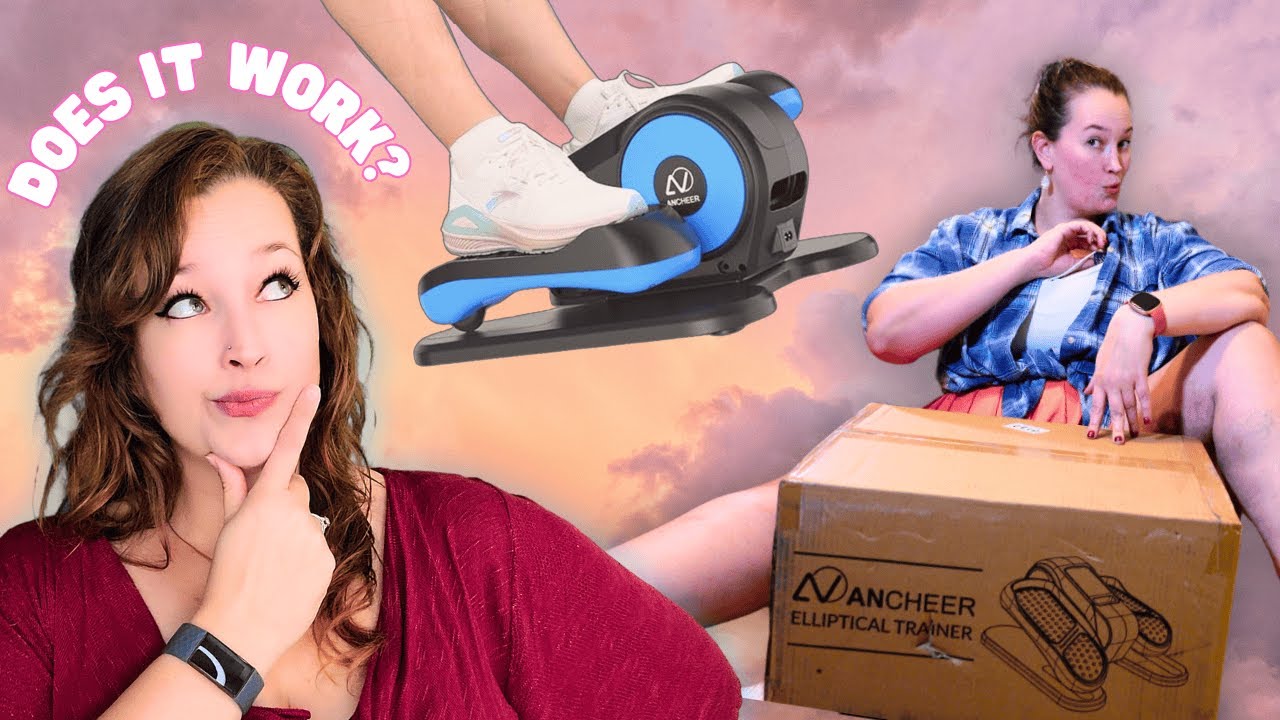 Is the Ancheer under desk elliptical worth it? An honest review // 7 day challenge