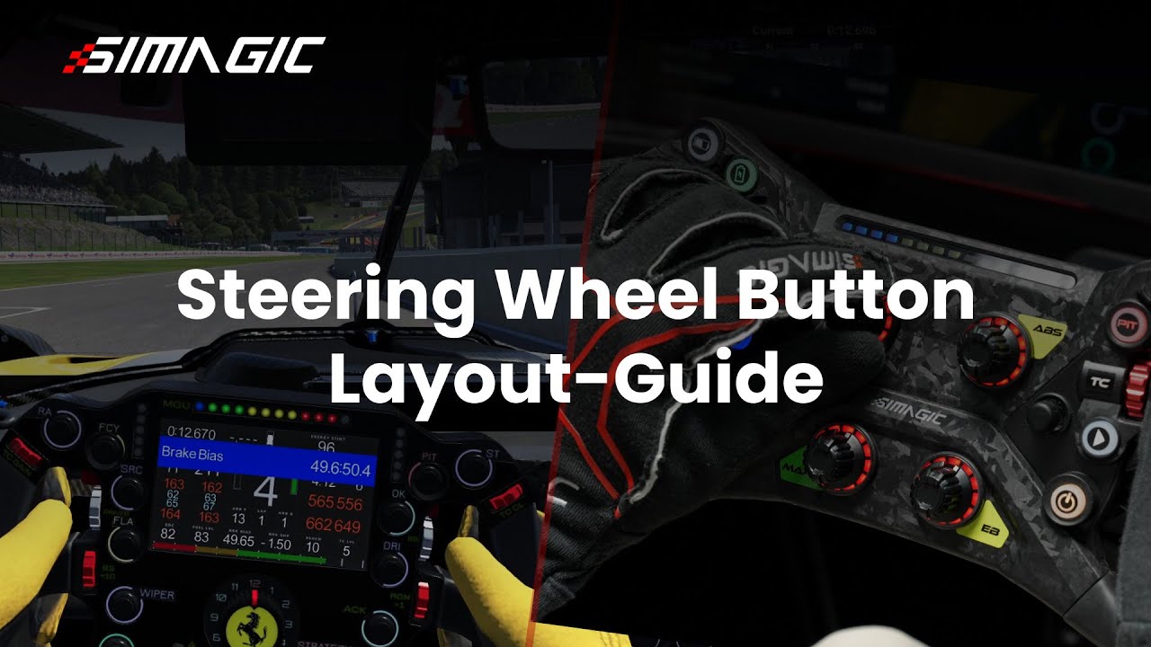 Steering Wheel Button Layout Guide! | SIMAGIC #shorts