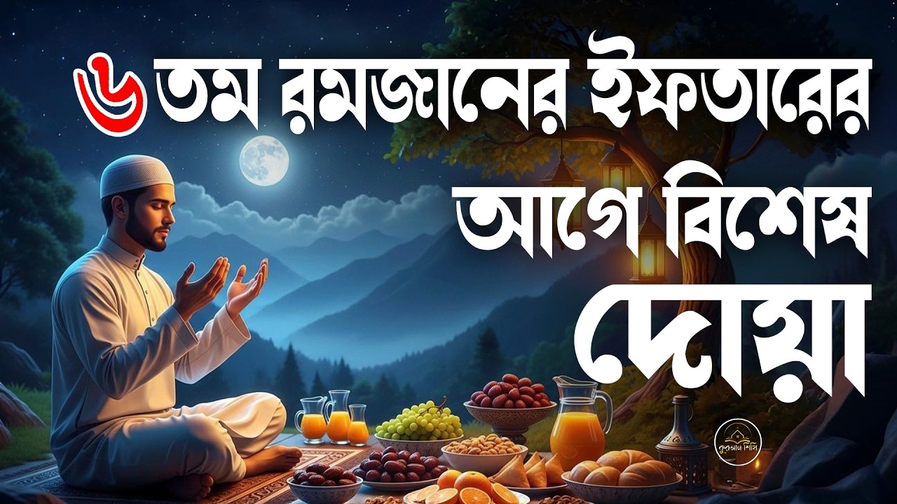 ৬ তম রমজানের ইফতারের আগে বিশেষ দোয়া। Dua For Ramadan By Alaa Aqel