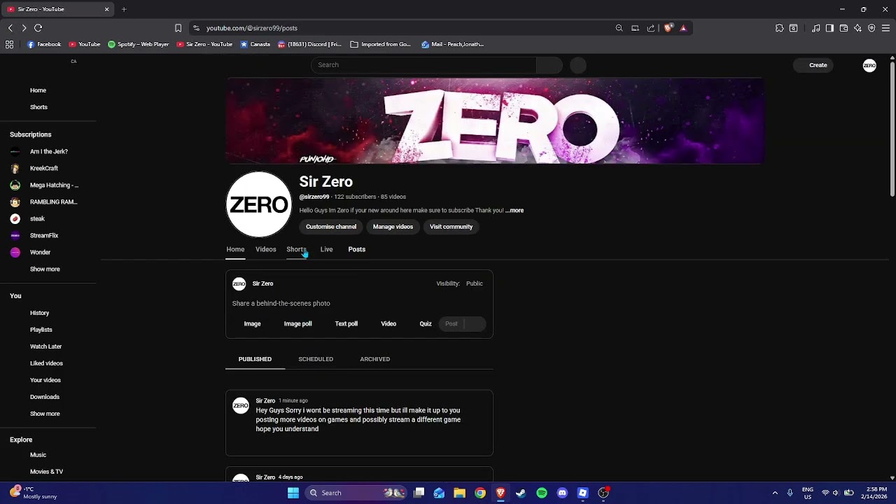 My Community Tab to see the latest updates from me. (Read Description)