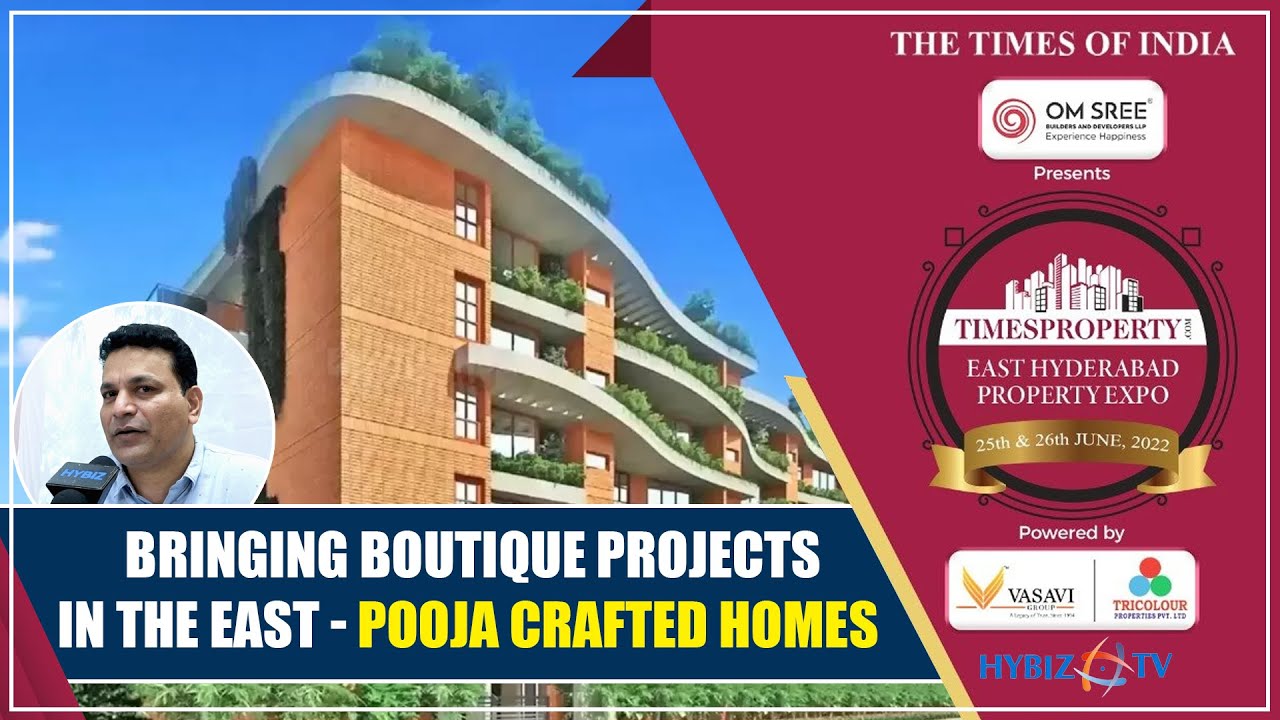 Gated Township In Hyderabad | Pooja Crafted Homes | Times Property Expo 2022 | Hybiz tv