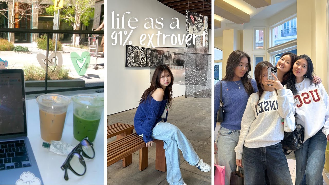week in my life as an 91% extrovert 💻 midterm edition