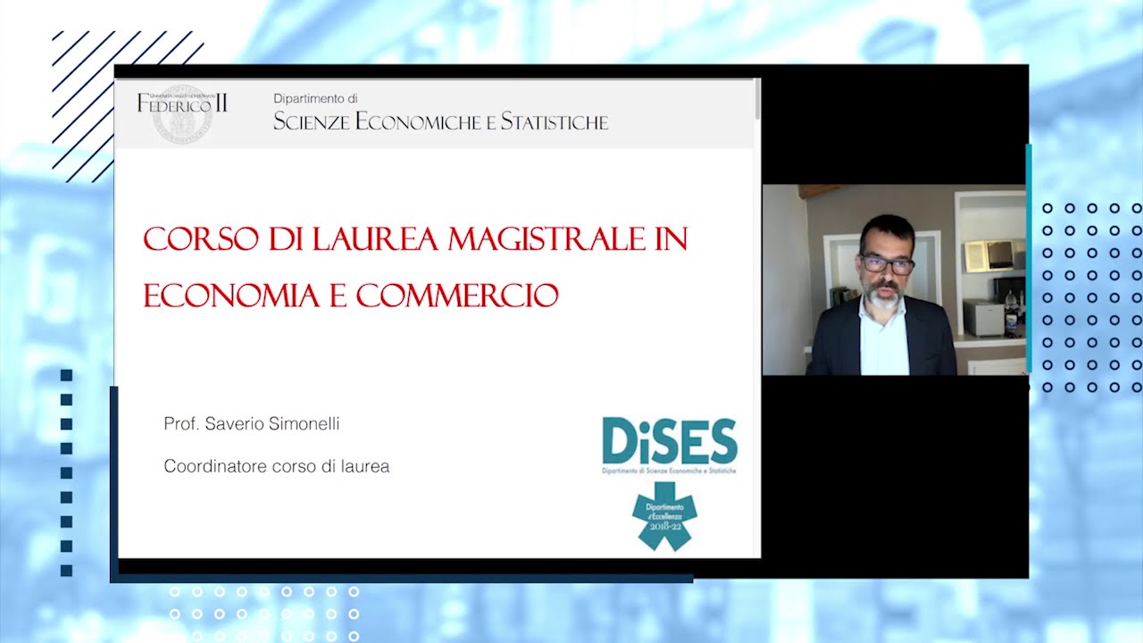 Corso di Laurea Magistrale in Economia e Commercio