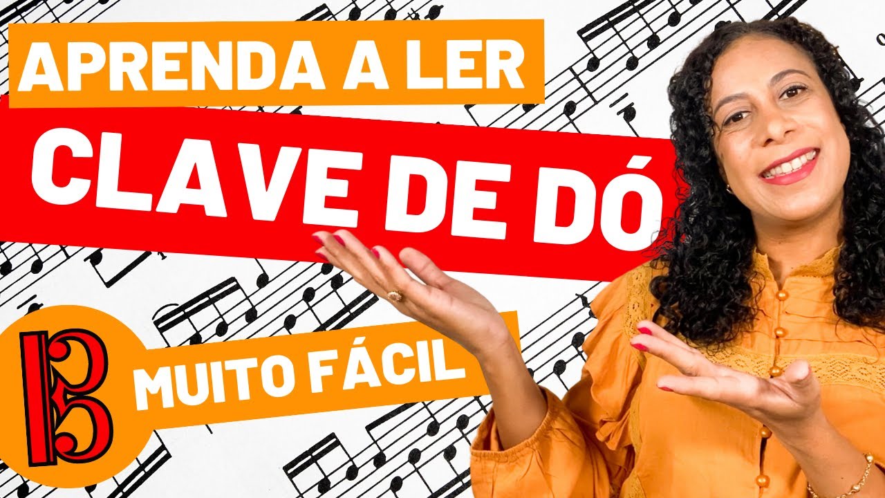 Como ler música na clave de Dó