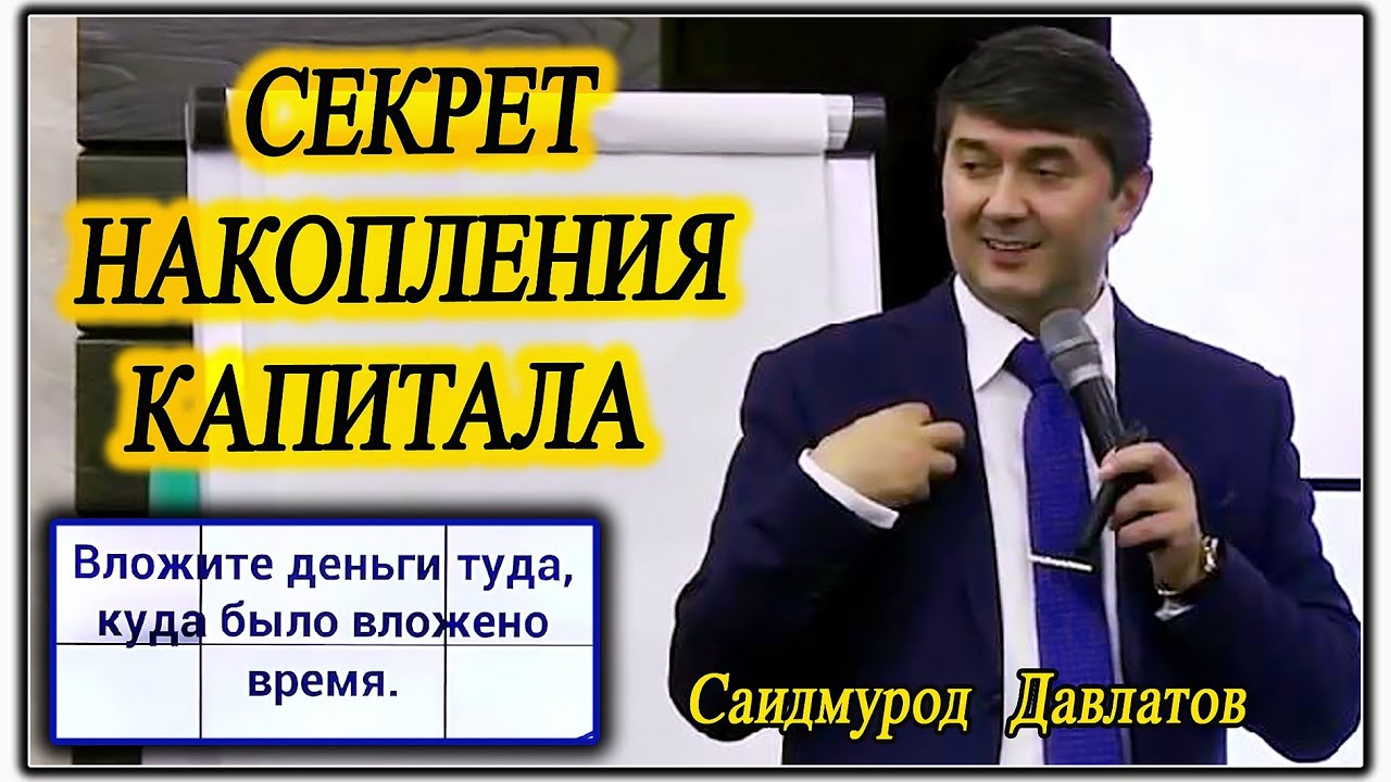 Научитесь Думать как Богатые Люди. Саидмурод Давлатов