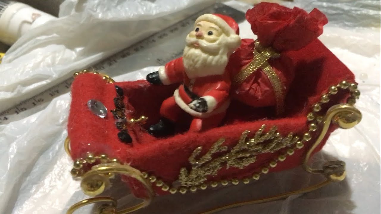 Beautiful Christmas Sled DIY