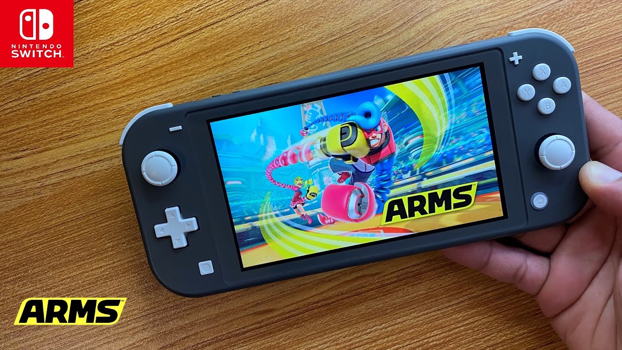 ARMS Nintendo Switch Lite Gameplay