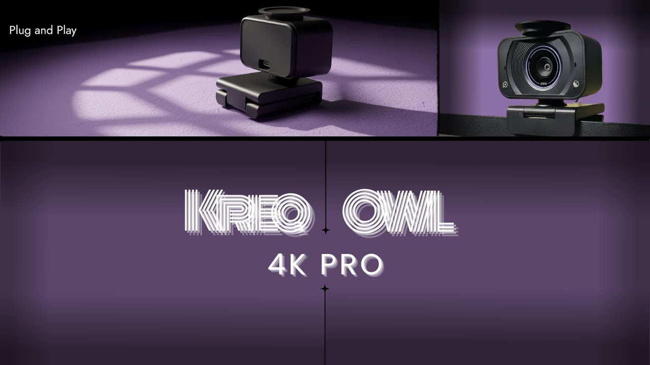 Kreo Owl 4K Pro Webcam | 1080p vs 4K | 4 Lighting Conditions 😳| Honest Review