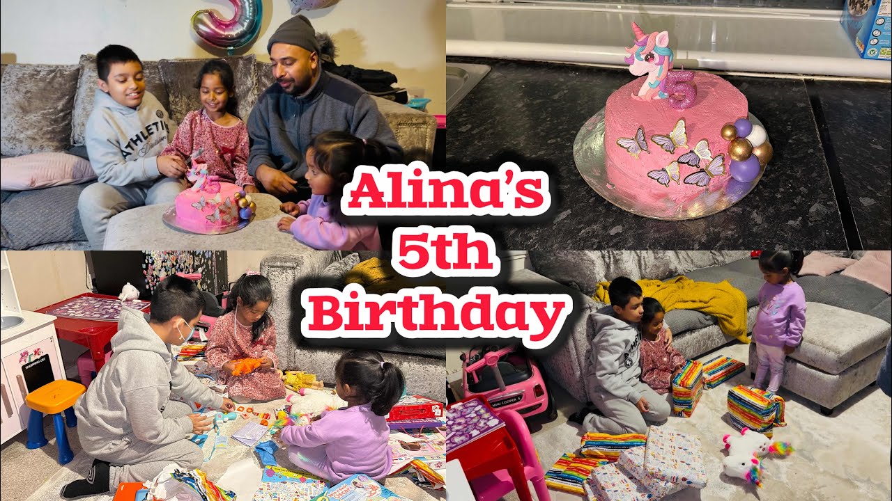 Alina&rsquo;s 5th Birthday || আমার বড় মেয়ে আলিনার ৫ম জন্মদিন ||