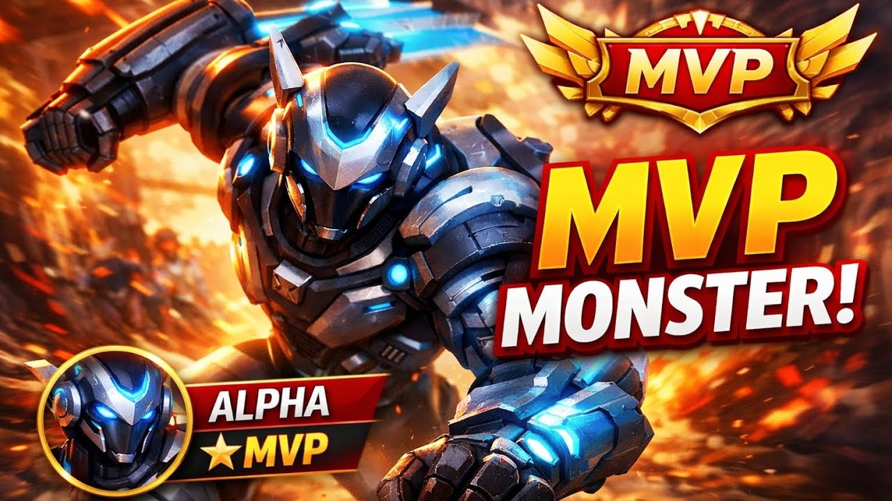 ALPHA WENT BEAST MODE 😈 MVP DOMINATION | MLBB