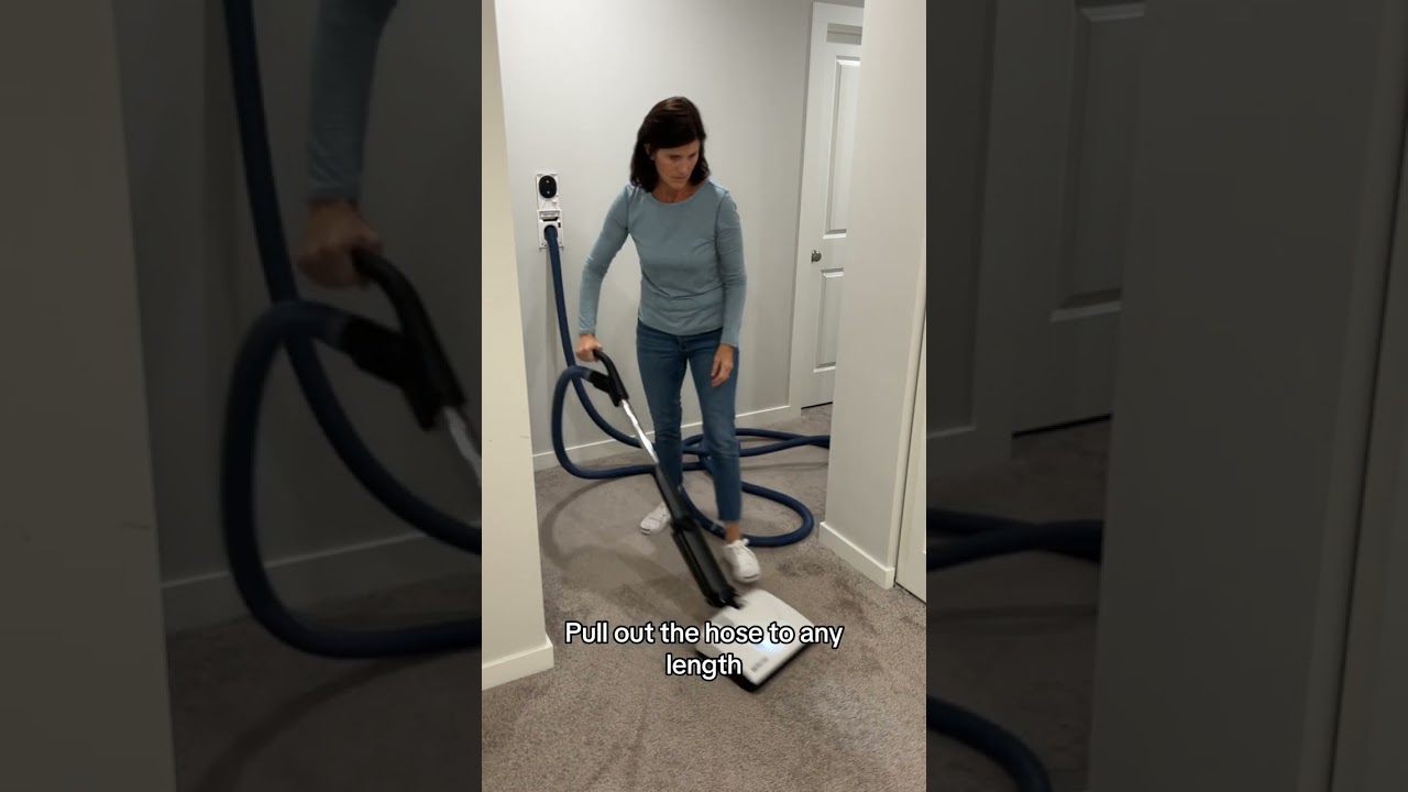 Simplify Cleaning with Our Central Vacuum Retractable Hose!