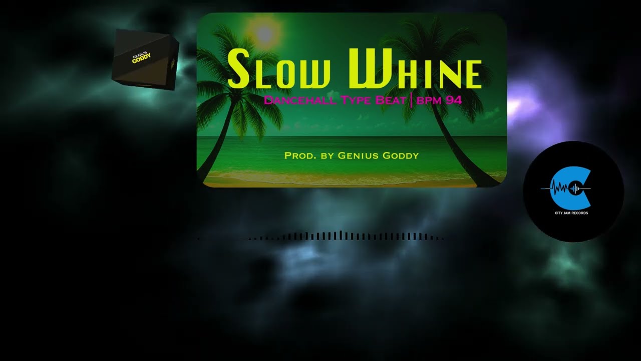 Slow Whine | Dancehall R&B Type Beat | Caribbean Fusion | Prod. by Genius Goddy | 94 BPM | CityJam |