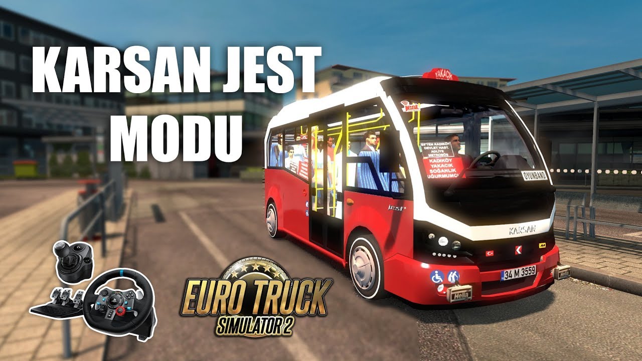 KARSAN JEST İLE İSTANBUL MİNİBÜSÇÜSÜ | ETS 2 MOD