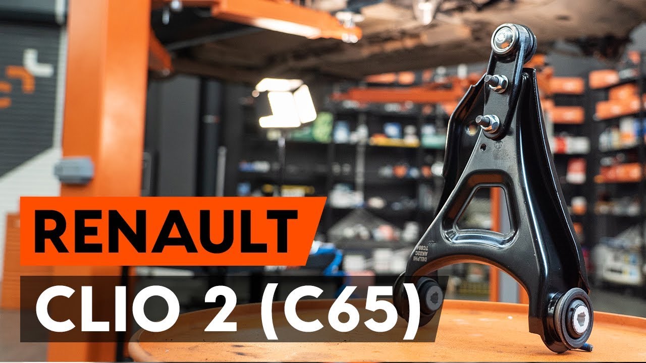 Så byter du främre länkarm / främre bärarm på RENAULT CLIO 2 (C65) [AUTODOC-LEKTION]
