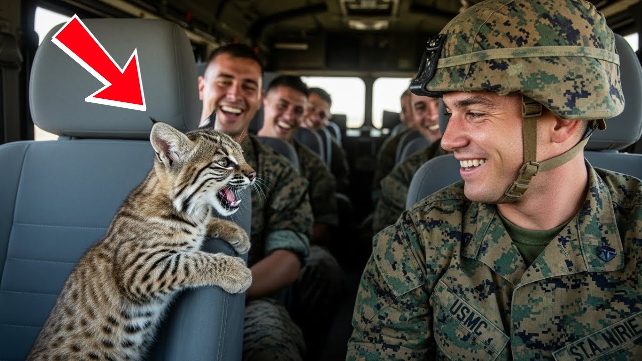 Rescued Bobcat Won’t Stop “Arguing” With His Marine—Try Not to Laugh at Their Bond!