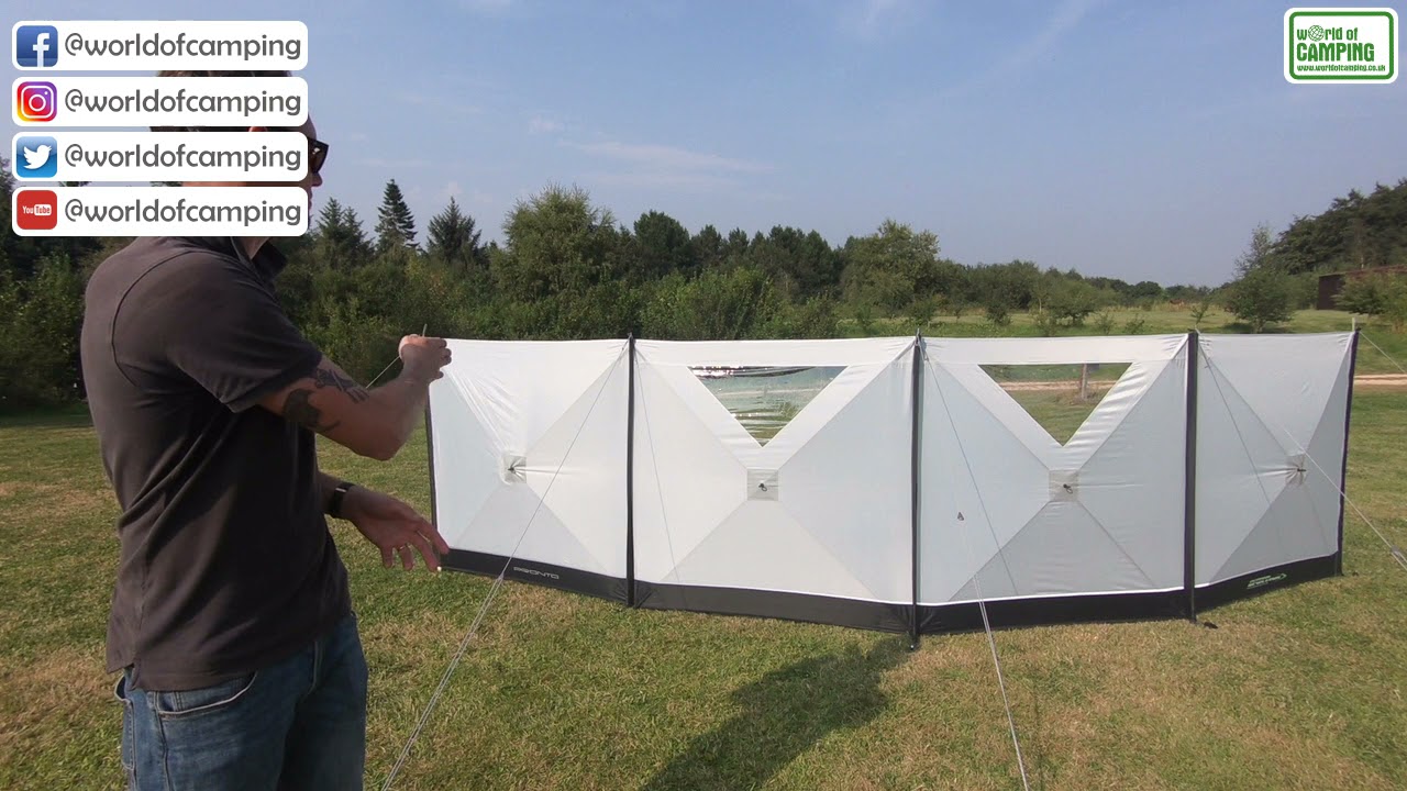 Outdoor Revolution Pronto 4 Section Windbreak