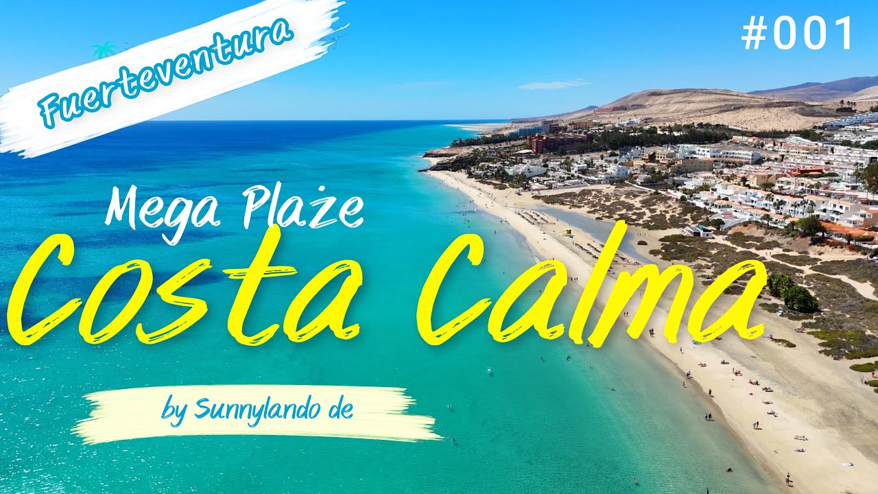 Piękne plaże w Costa Calma na wyspie Fuerteventura ☀️🌊🌴