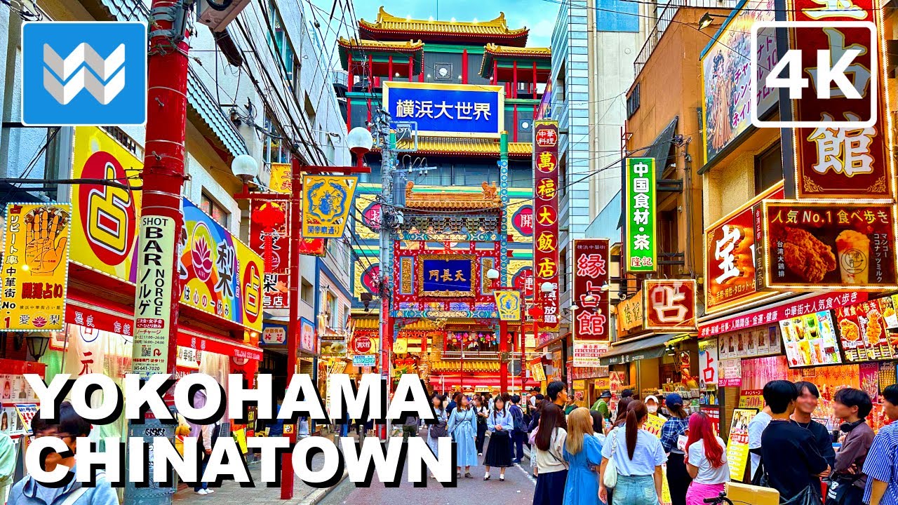 [4K] DISCOVER YOKOHAMA - LARGEST CHINATOWN IN JAPAN 🇯🇵 Walking Tour Street Food Vlog & Travel Guide