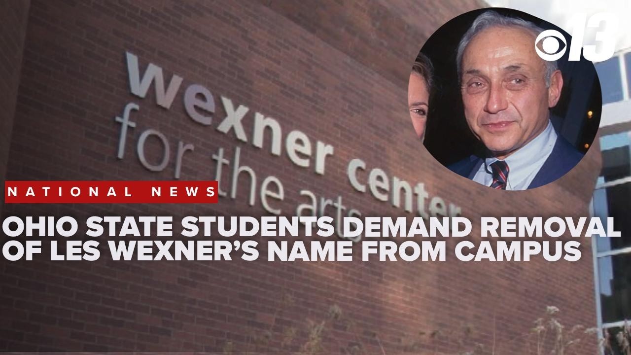 Ohio State students, health care workers demand removal of Les Wexner's name from campus