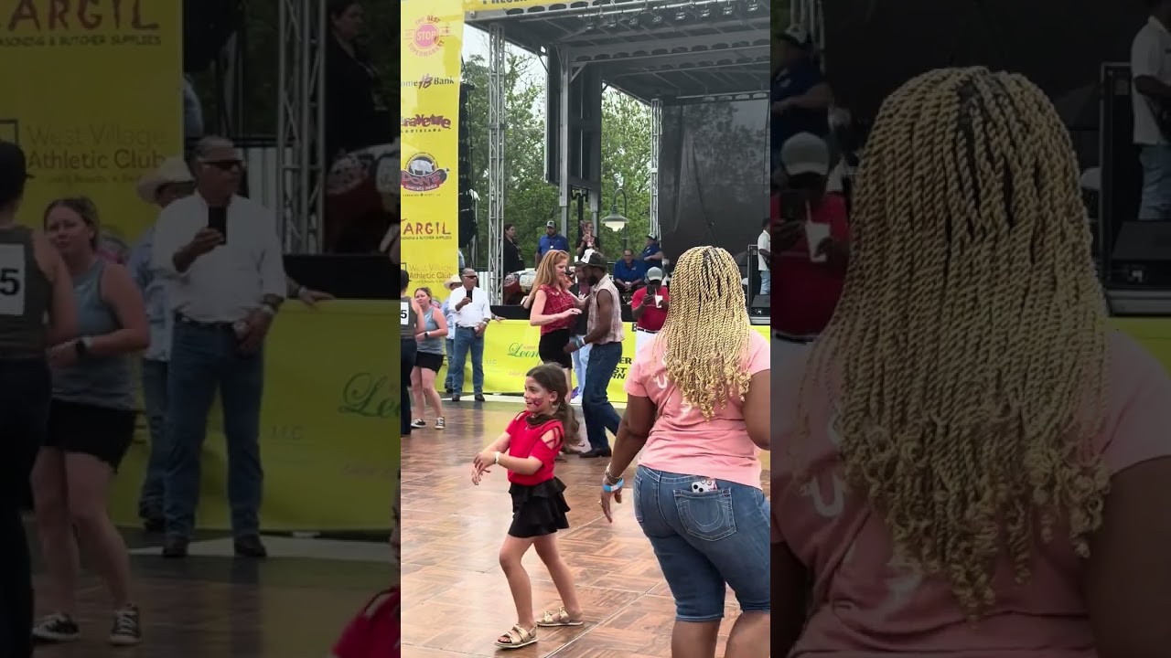 Scott Boudin Festival 2024 Zydeco Dance Contest Winners Joshua Kirby and Joan Judycki (2nd Round)
