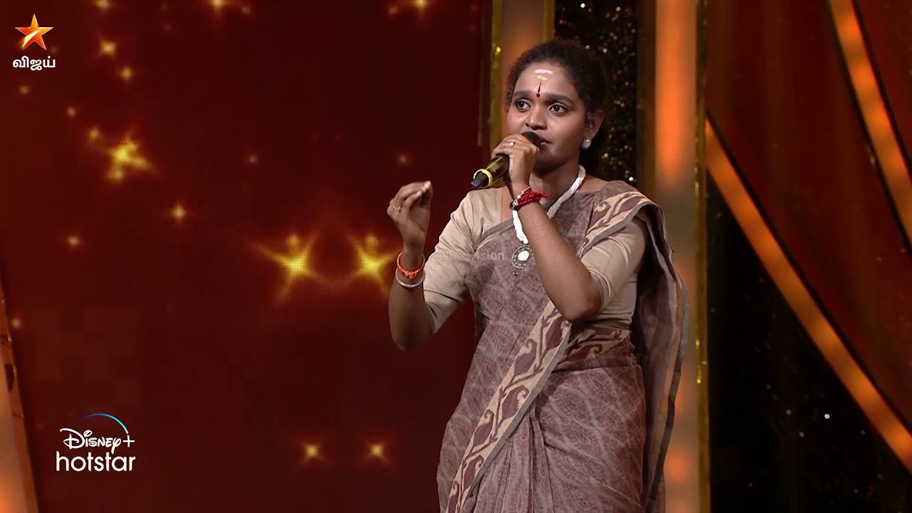 Kallilae kalai vannam kandaan..Song by #Aruna 🎻 | Semi Final | Super Singer Season 9
