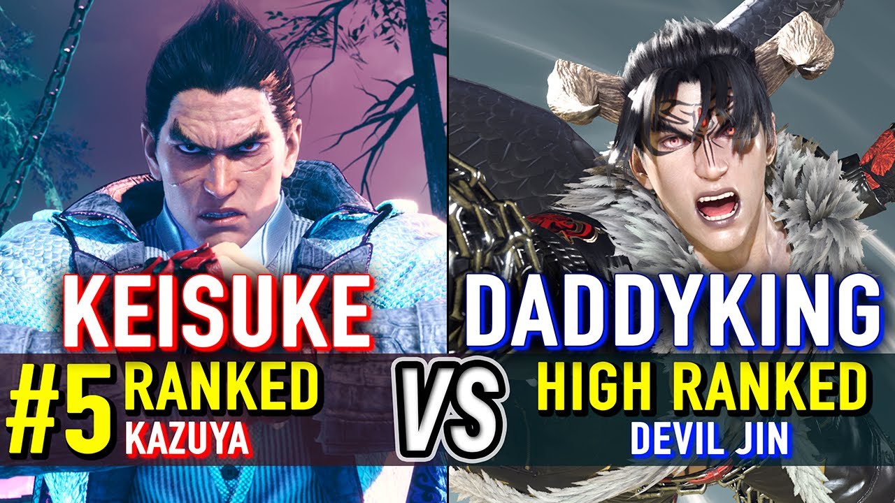T8 🔥 KEISUKE (#5 Ranked Kazuya) vs DADDYKING (Devil Jin) 🔥 Tekken 8 High Level Gameplay