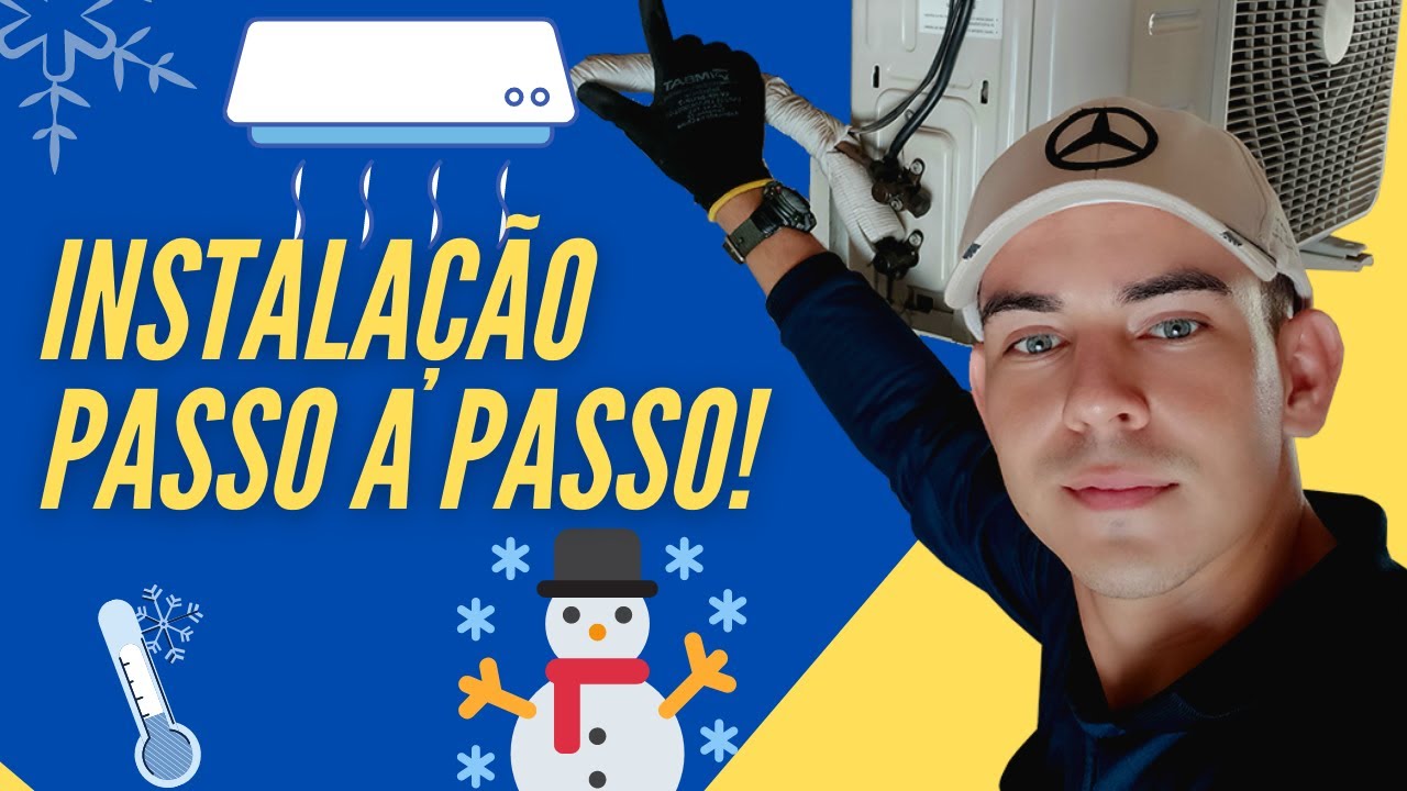 2024┃Como Instalar Ar Condicionado Split [Video Rápido e Objetivo]