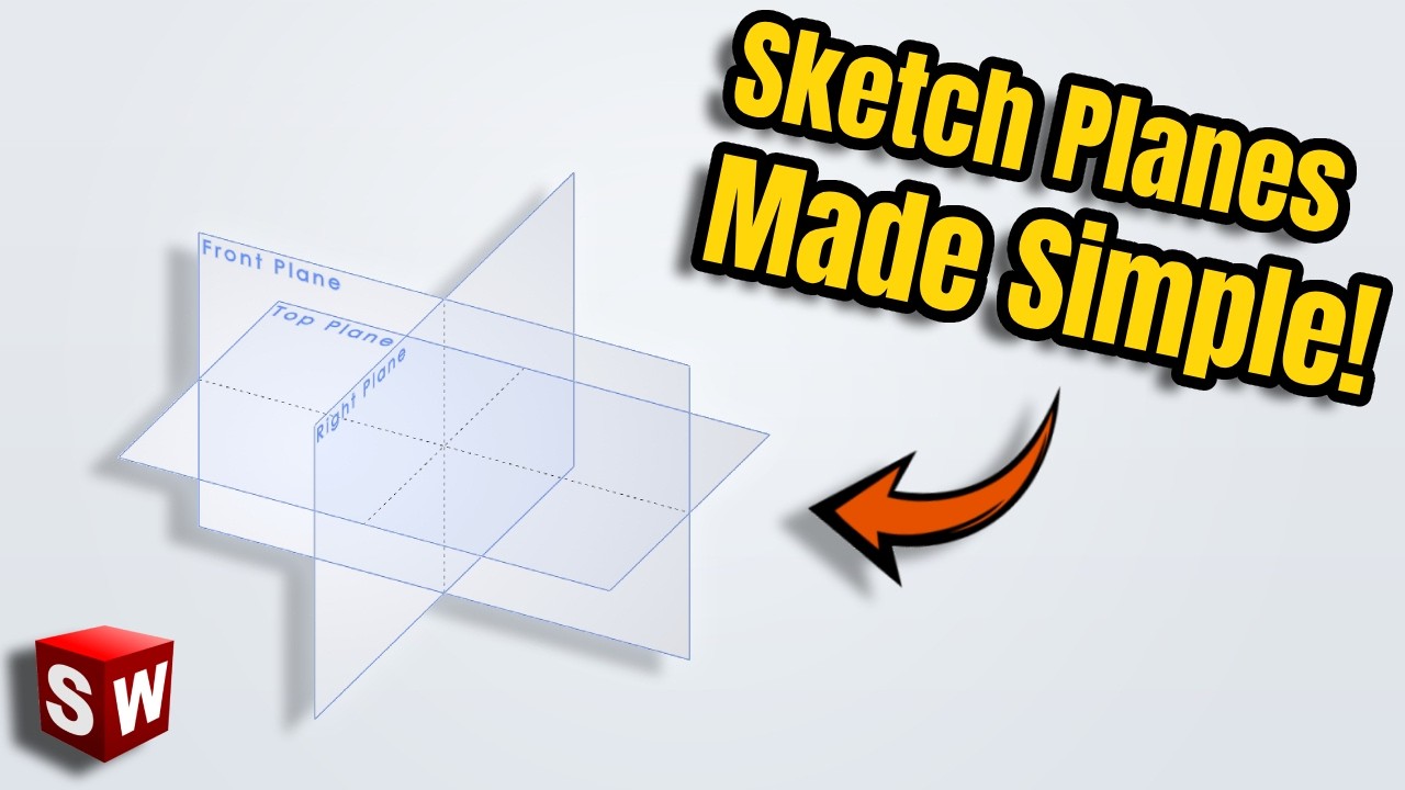 SolidWorks Sketch Planes Explained (Front, Top, and Right)