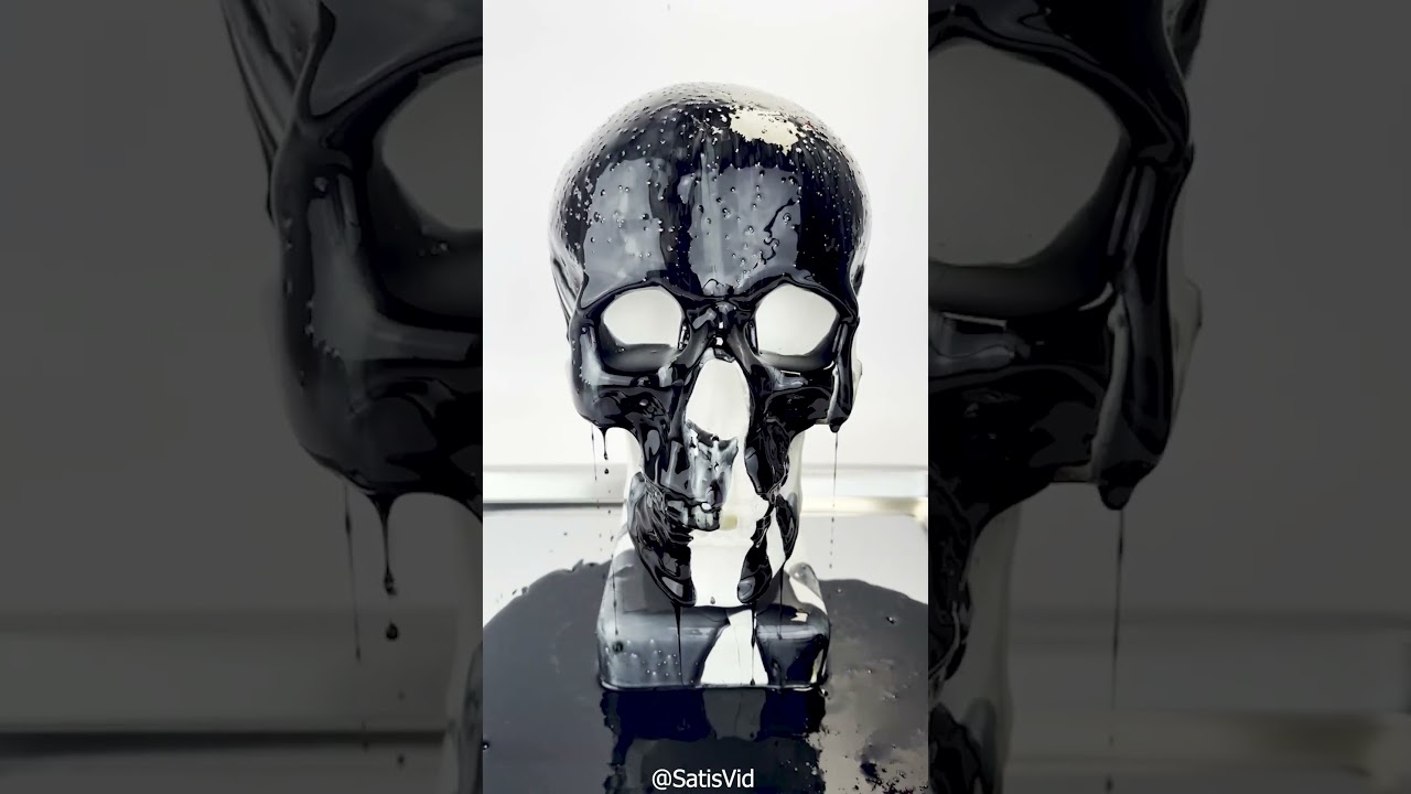 Liquid Skull Pour Satisfying Flow 💀