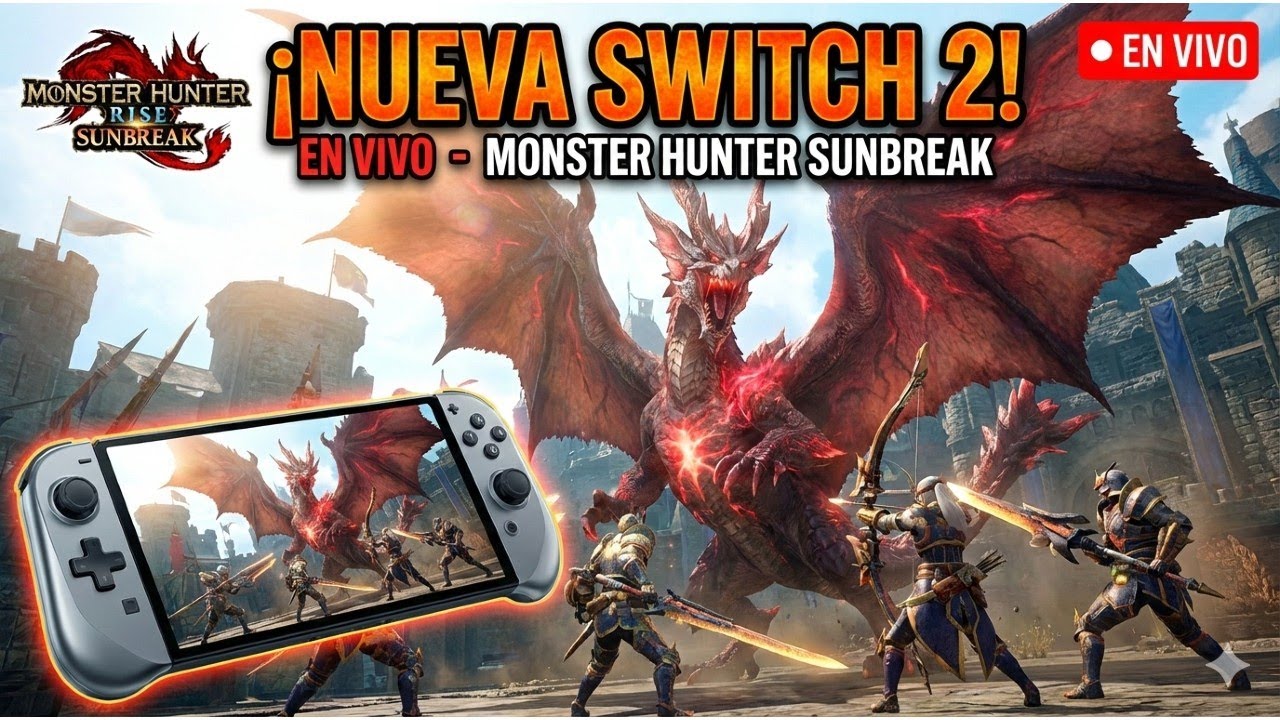 PROBANDO LA BESTIA! 🎮 Monster Hunter Rise en SWITCH 2 (¿Vale la pena?)