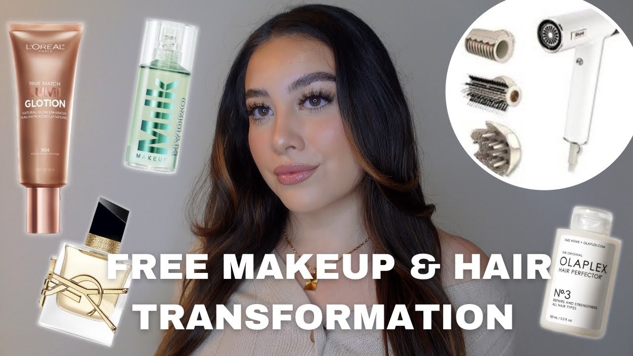 MAKEUP TRANSFORMATION USING ALL NEW FREE MAKEUP FROM MY FAVORITE BRANDS!!! *PR UNBOXING*