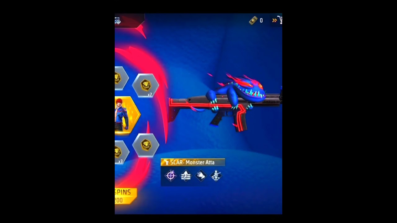 MONSTER RING EVENT EVO SCAR| FREE FIRE NEW EVENT| FF NEW EVENT TODAY| NEW FF EVENT| GARENA FREE🔥😍#sh
