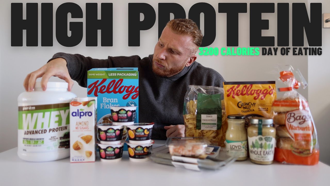 HIGH Protein Full Day of Eating [3200 Calories]