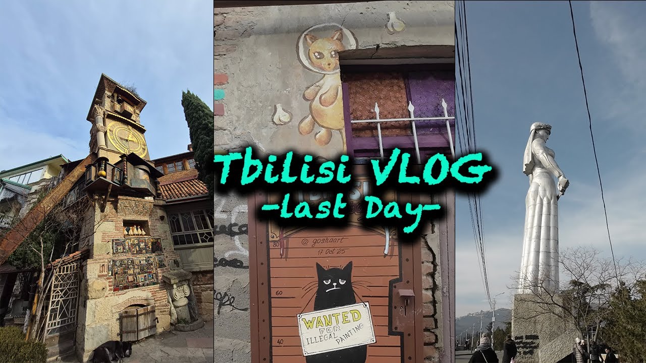 Tbilisi Vlog: Last Day🇬🇪 | Exploring Old Town & Peace Bridge