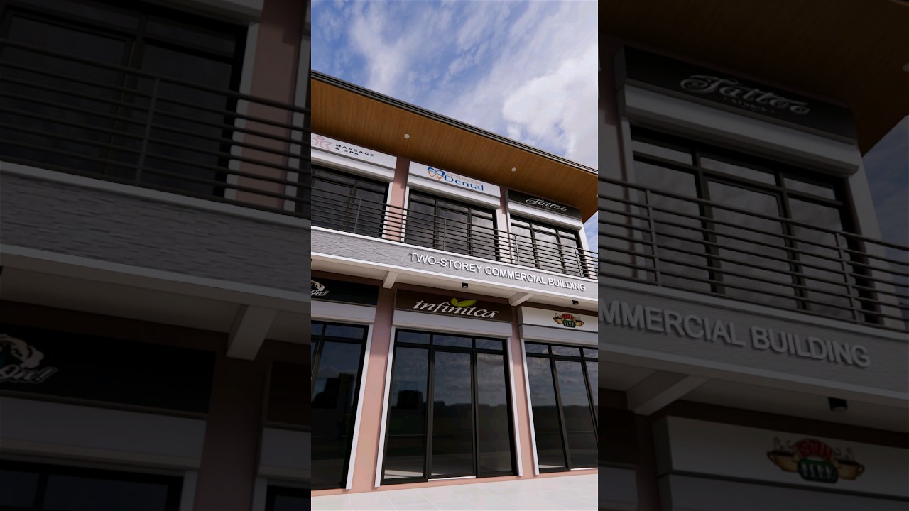 6 Units - Two-Storey Commercial Building 9x7m