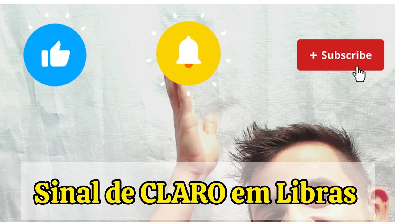 Sinal de CLARO em Libras 