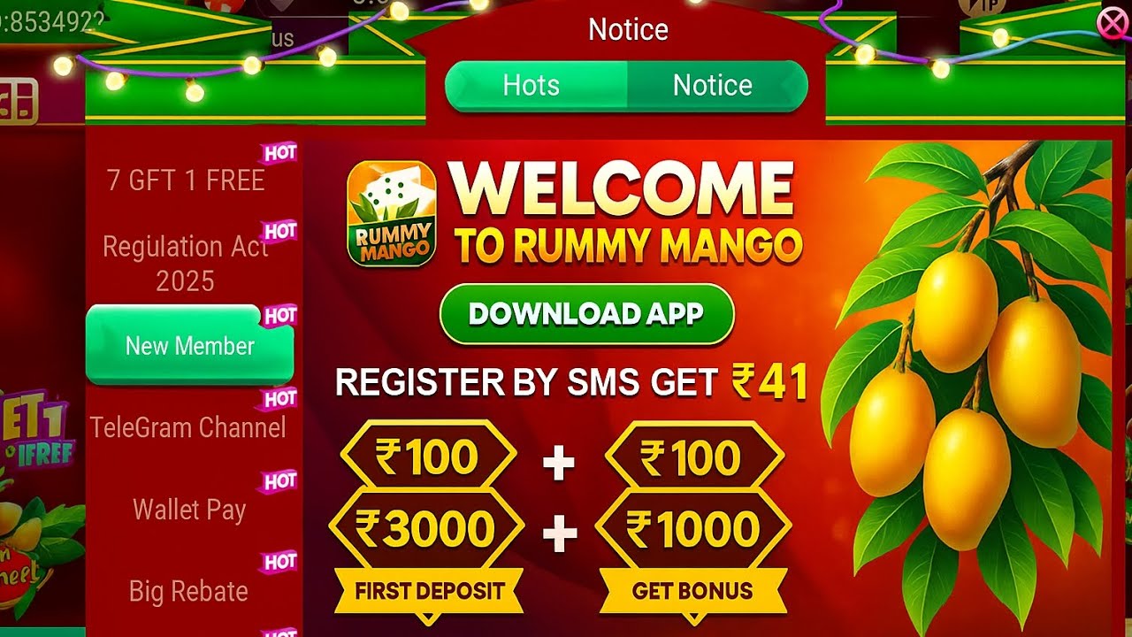 Rummy Mango 41 Bonus | New Rummy App Today | New Teen Patti App Today | Instant Withdrawal