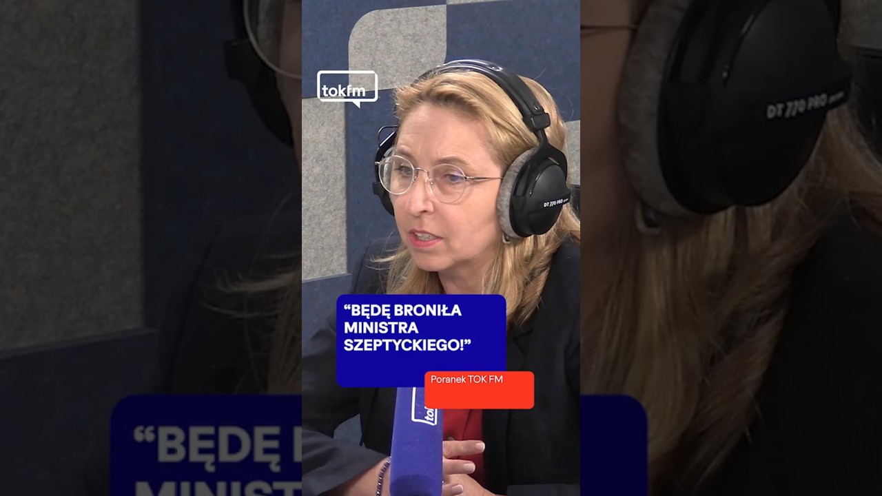 Kontrowersyjna wypowiedź ministra Szeptyckiego. Wielowieyska: Ja będę broniła ministra!