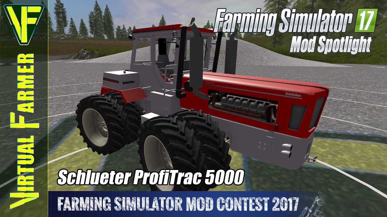 Farming Simulator 17 Mod Spotlight - Schlueter ProfiTrac 5000 (Mod Contest 2017)