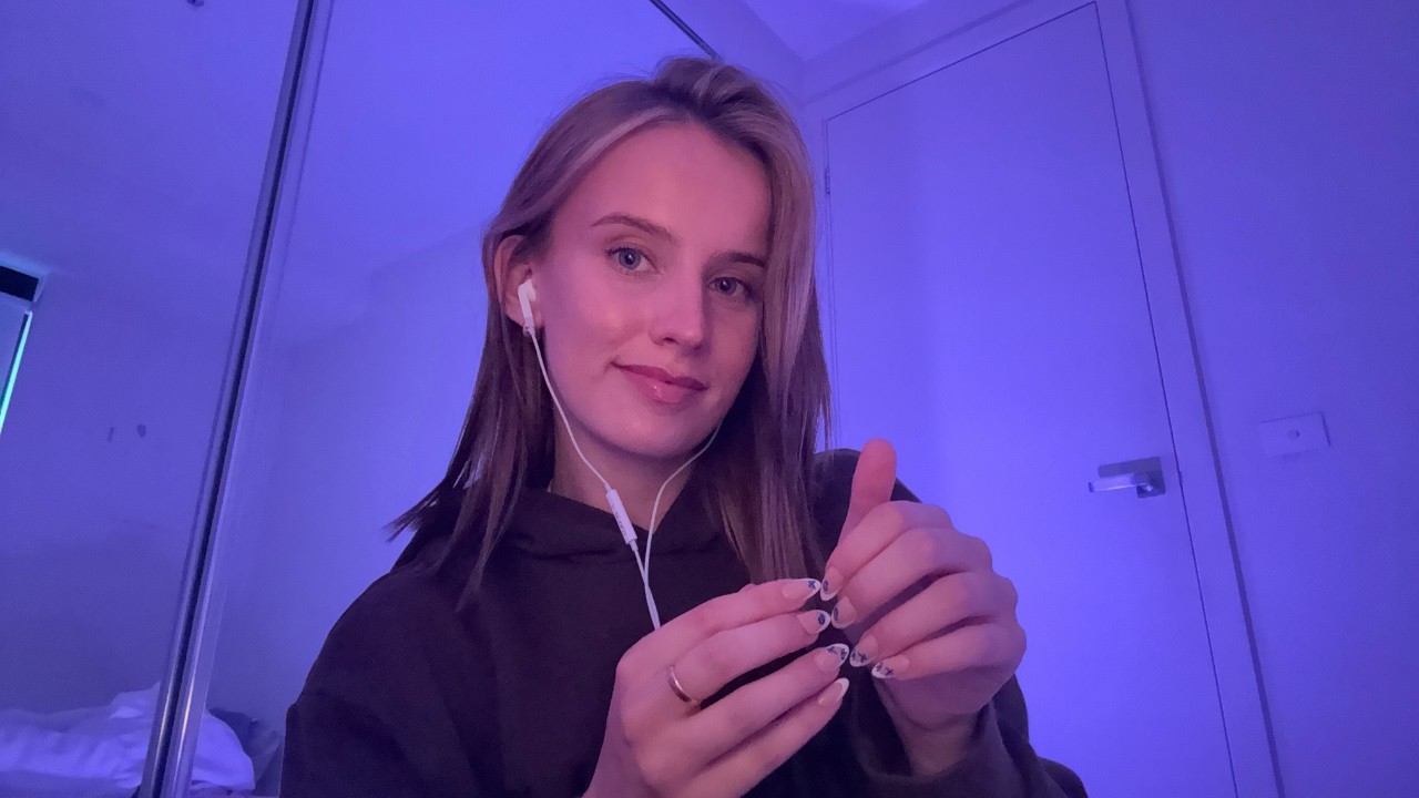 ASMR Addictive Tapping with XL nails (tingly, triggers test, sleepy & relaxing)