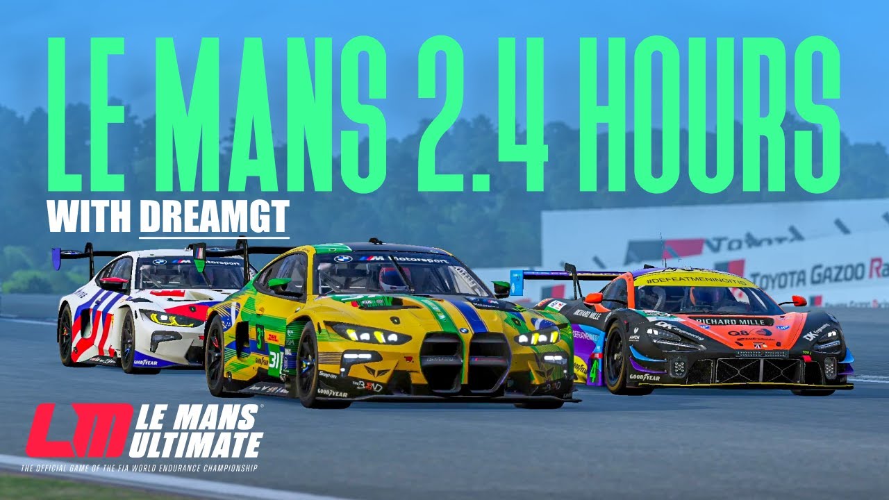 LIVE 🔴 2.4h Le Mans Endurance | Le Mans Ultimate Multiclass Mayhem | No Mercy Racing